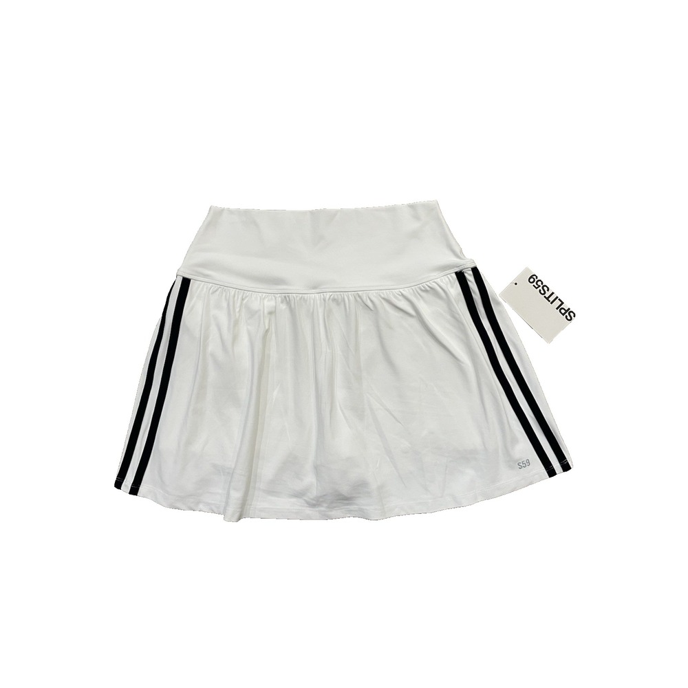 NWT  Splits59 Ella Airweight High Waist Women's Skort MSRP $128‎ White Sz L New